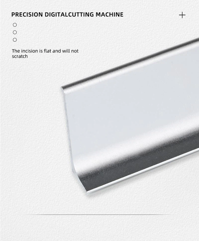 5. anodised aluminium skirting